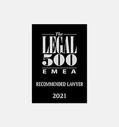 Legal500 2021 ranked lawyers